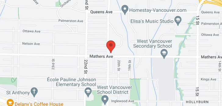map of 2095 MATHERS AVENUE